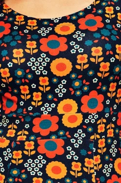 Outlet Helga klänning Nostalgi Orange Klänningar