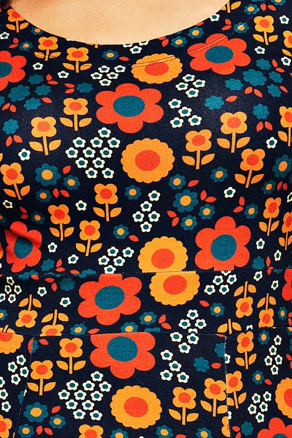 Outlet Helga klänning Nostalgi Orange Klänningar