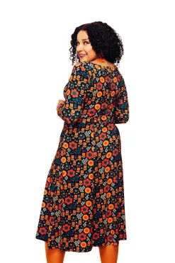 Outlet Helga klänning Nostalgi Orange Klänningar