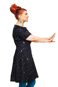 New Irma klänning Astrologi svart Klänningar