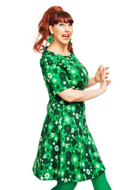 Sale Irma klänning Perspektiv Grön Klänningar