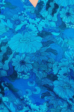 Fashion Jessica topp Illusion Blå Toppar