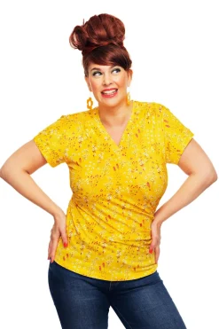 Sale Jessica topp Ängsblom Gul Toppar