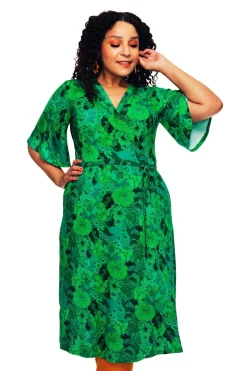 Hot Josefine klänning Illusion Grön Klänningar