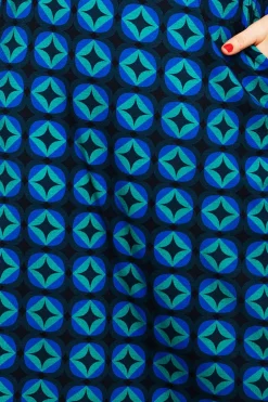 Clearance Lisa kjol Mosaik Blå Kjolar