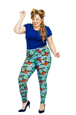 Fashion Lo leggings Humlesurr Blå Byxor