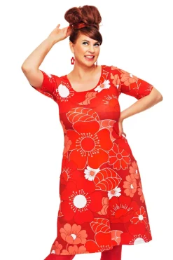 Sale Magda klänning 1960 Röd Klänningar