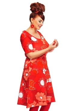 Sale Magda klänning 1960 Röd Klänningar