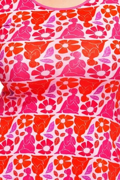 Discount Magda klänning Fridfull Rosa Klänningar