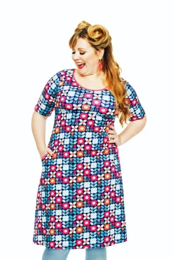 Sale Magda klänning Ängsmark Blå Klänningar