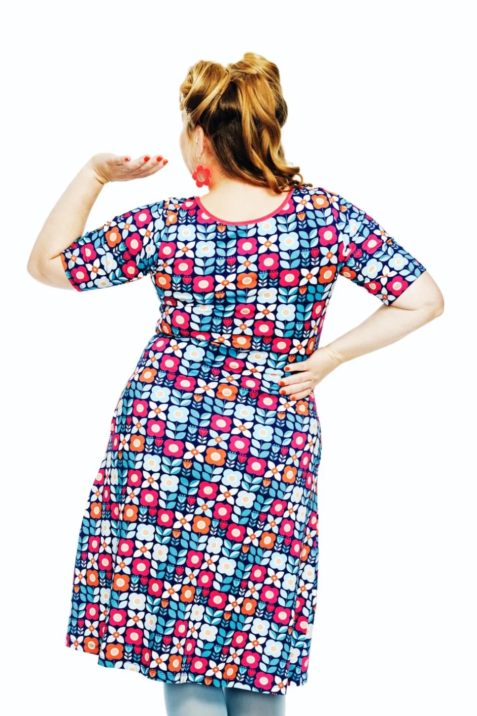 Sale Magda klänning Ängsmark Blå Klänningar