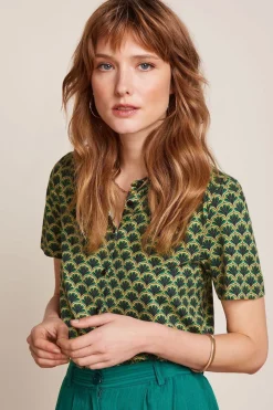 Fashion Maisie blus Beacon blue Toppar