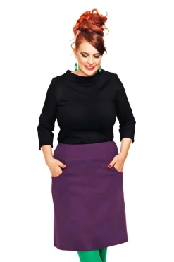 New Majken kjol Lila Kjolar