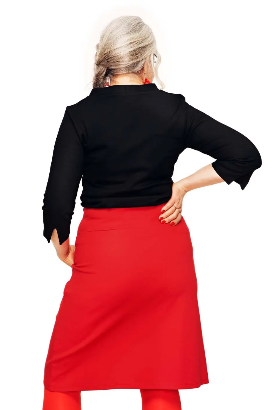 Outlet Majken kjol Röd Kjolar