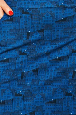 Online Majken kjol Stockholm Blå Kjolar