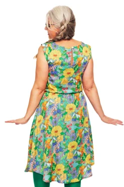 Sale Malin klänning Illusion Färgglad Klänningar