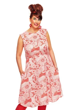 New Malin klänning Rörelse Röd Klänningar