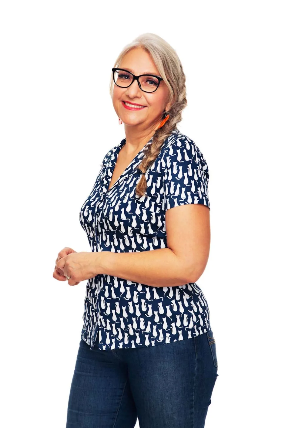 Clearance Margit blus Katter Toppar