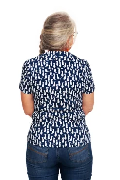 Clearance Margit blus Katter Toppar