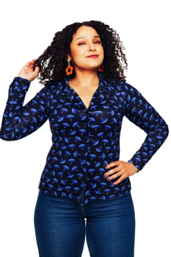 Sale Matilda blus Paraply Blå Toppar