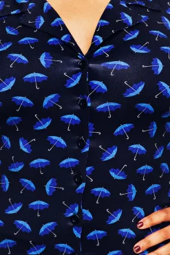 Sale Matilda blus Paraply Blå Toppar