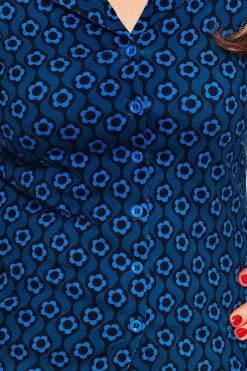 Best Matilda blus Sekund blå Toppar