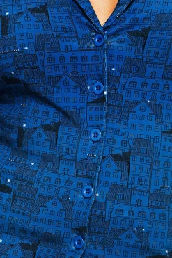 Outlet Matilda blus Stockholm Blå Toppar