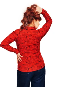 Sale Matilda blus Stockholm Röd Toppar
