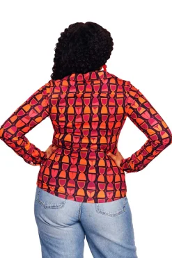 Fashion Matilda blus Timglas lila Toppar