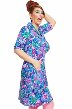 Online Monica klänning Fågeltivoli Lila Klänningar