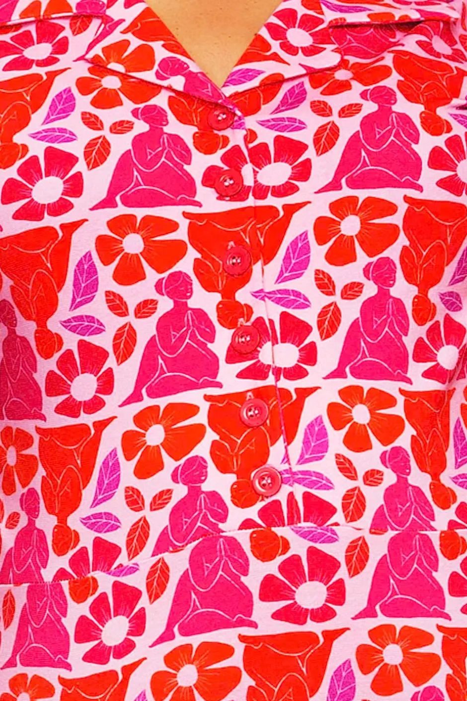 Fashion Monica klänning Fridfull Rosa Klänningar