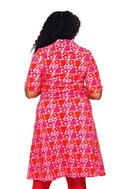 Fashion Monica klänning Fridfull Rosa Klänningar