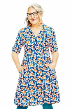 Best Monica klänning Klöver Orange Klänningar