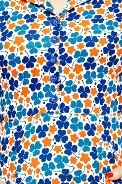 Best Monica klänning Klöver Orange Klänningar