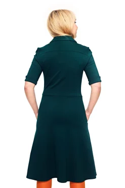 New Monica klänning Mörkgrön Klänningar