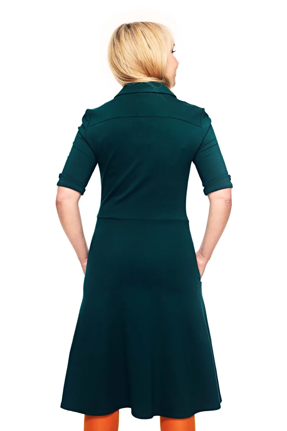 New Monica klänning Mörkgrön Klänningar