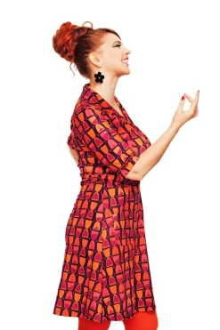 Sale Monica klänning Timglas lila Klänningar