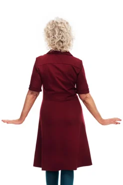 Clearance Monica klänning Vinröd Klänningar