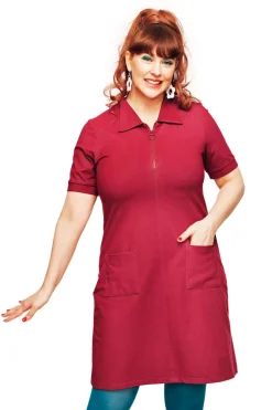 Outlet My klänning Jeans Plommon Klänningar