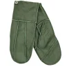 Outlet No Waste handskar Sheepskin Green skinn Mössor & Handskar