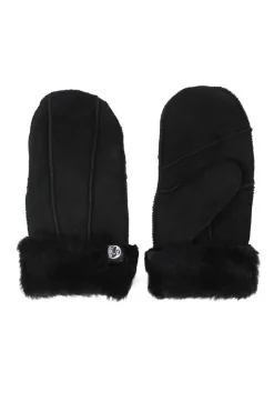 Best No Waste handskar Sheepskin Black mocka Mössor & Handskar