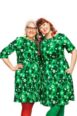 Clearance Olivia klänning Perspektiv Grön Klänningar