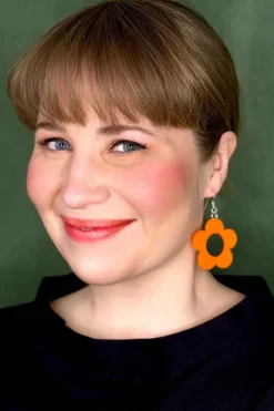 Hot Örhängen Solo Apelsin stor Örhängen