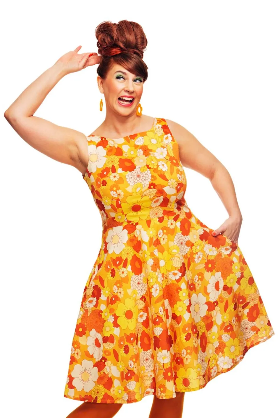 Fashion Saga klänning Dag Orange Klänningar