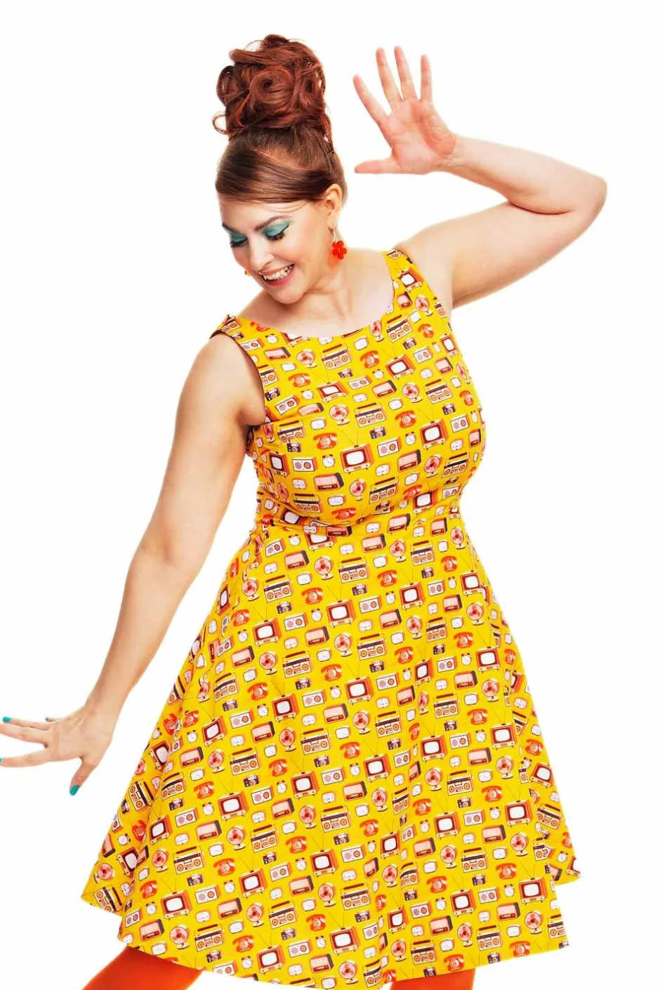 Fashion Saga klänning TV Gul Klänningar