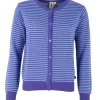 New Saga Pearl Cardigan cold purple/waterblue Koftor