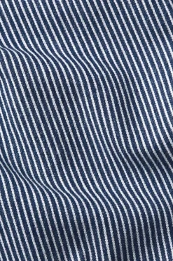 Online Salopette hängselbyxa Stripe Denim Blue Byxor