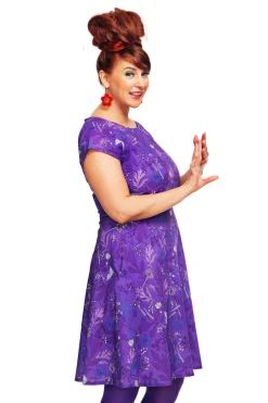 Outlet Siv klänning Ogräs Lila Klänningar