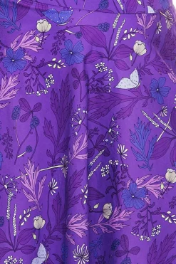 Best Solbritt kjol Ogräs Lila Kjolar