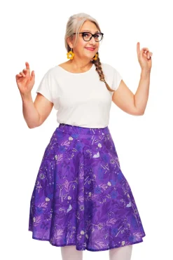 Best Solbritt kjol Ogräs Lila Kjolar